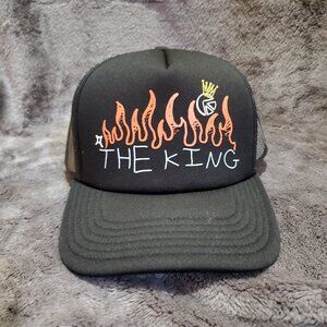 Ethika Trucker Hat Black "The King" SnapBack Adjustable